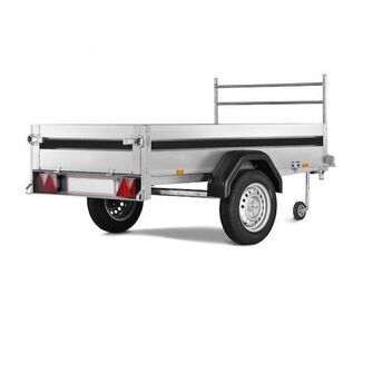 Brenderup 1205 SB - Fritidstrailer med bremser og totalvægt på 750 kg. vist med ekstraudstyr